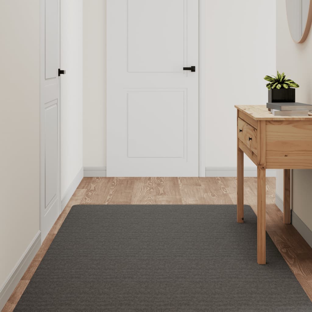 vidaXL Tapis de couloir anthracite 100x180 cm