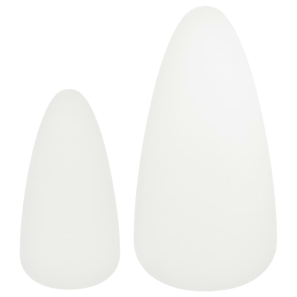 vidaXL Ensemble de tables basses 2 pcs Bois de pin massif Blanc