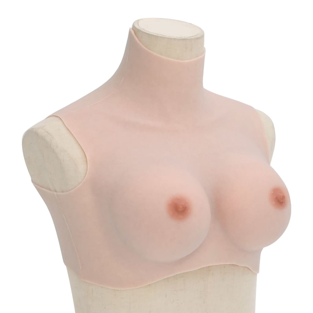 vidaXL Plastron en silicone caucasien coupe D