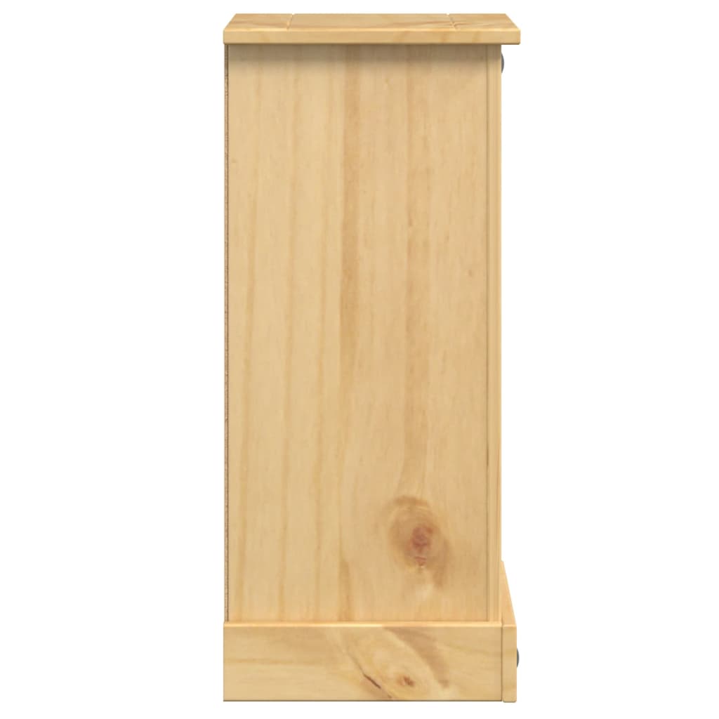 vidaXL Table de chevet Corona 35x32,5x74 cm bois de pin massif