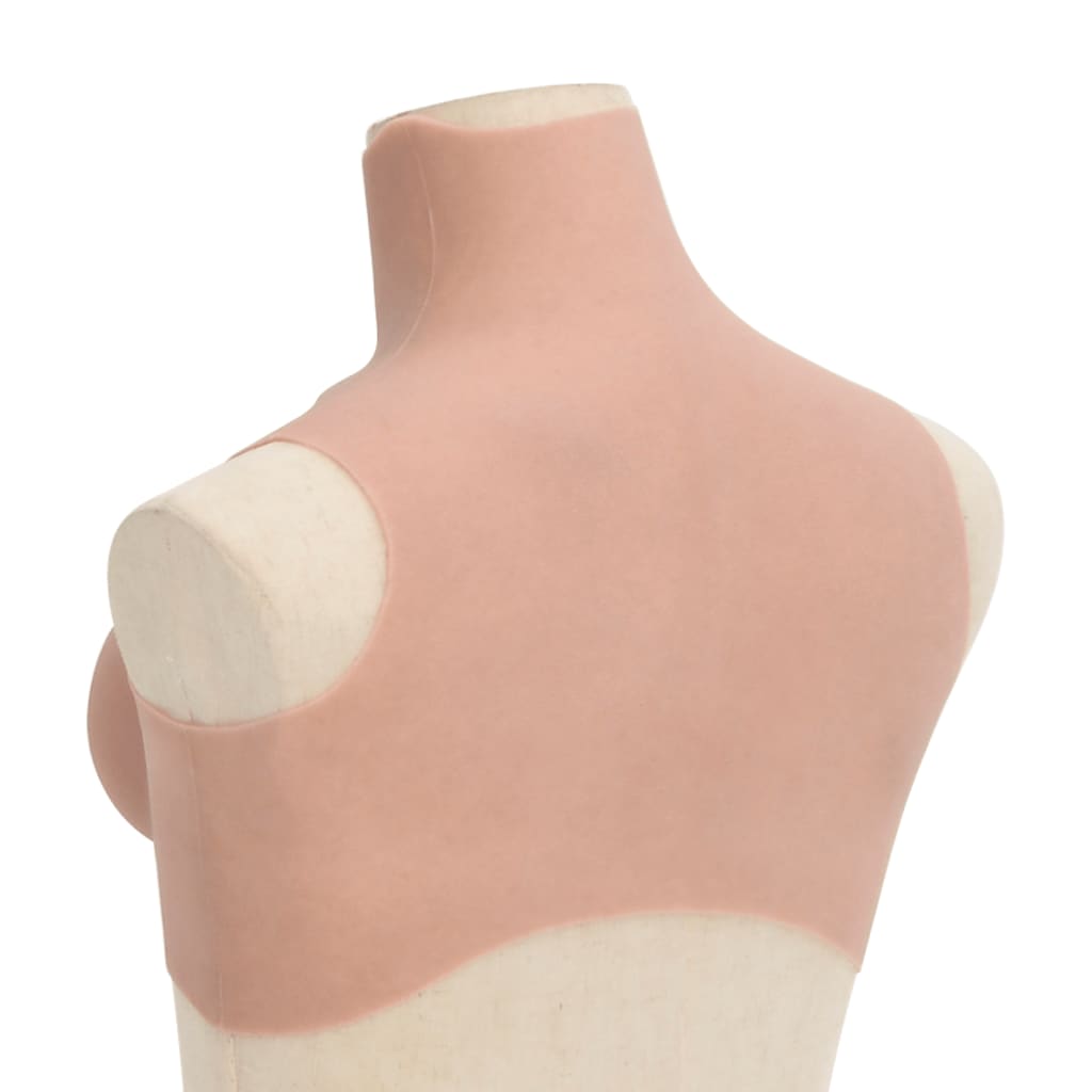 vidaXL Plastron en silicone naturel coupe B