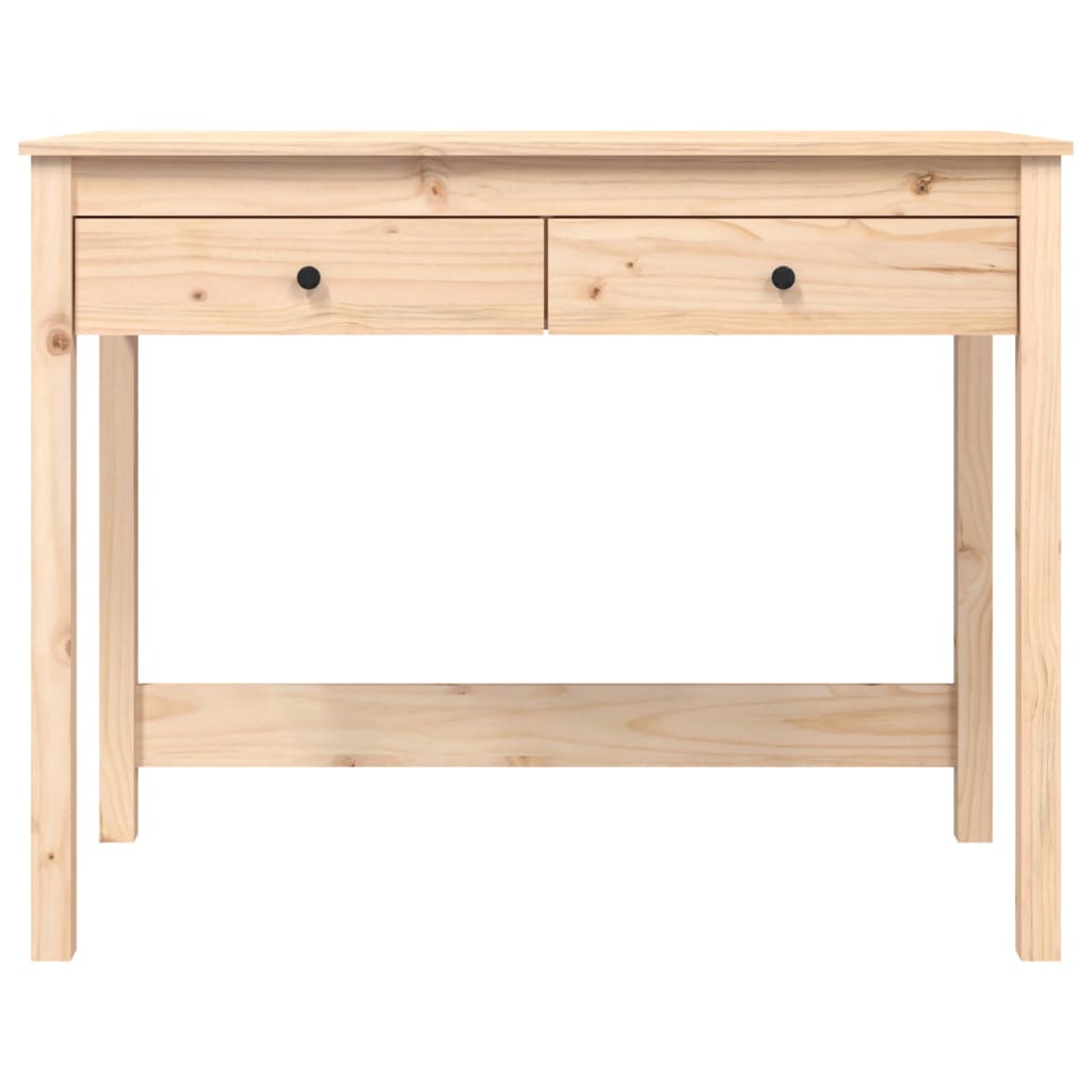 vidaXL Bureau avec tiroirs 100x50x78 cm Bois massif de pin