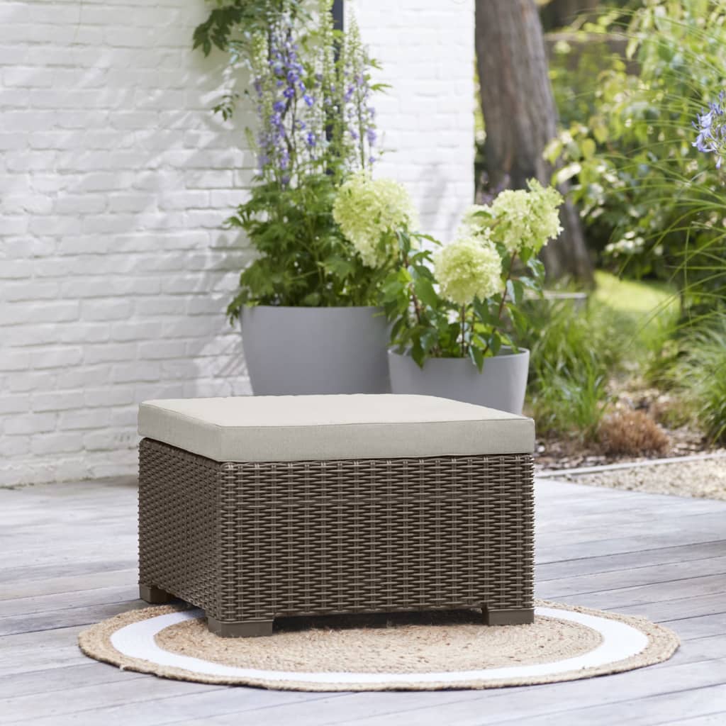 Keter Pouf d'extérieur California Cappuccino