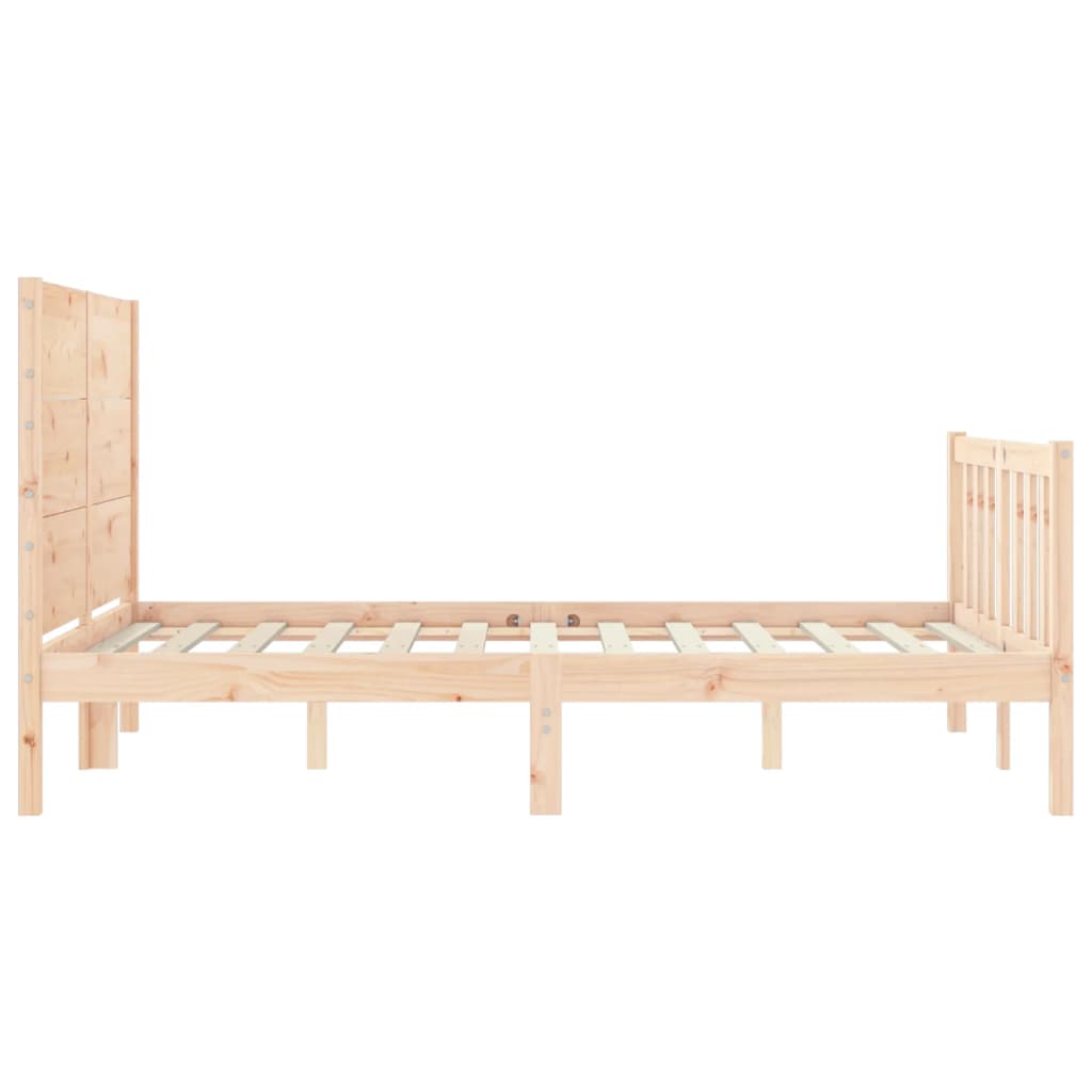 vidaXL Cadre de lit sans matelas 120x200 cm bois de pin massif