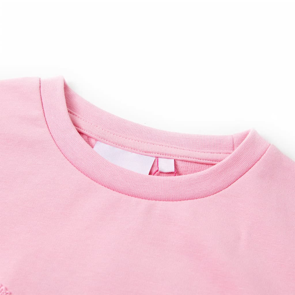 Sweatshirt pour enfants rose 140