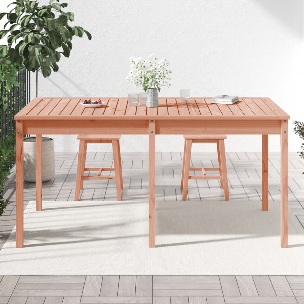 vidaXL Table de jardin 159,5x82,5x76 cm bois massif de douglas