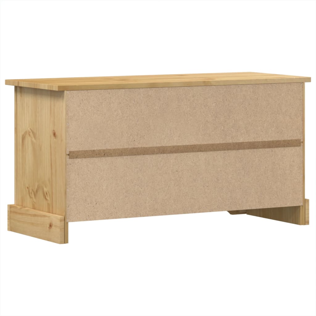 vidaXL Meuble TV Corona 100x40x52 cm bois de pin massif