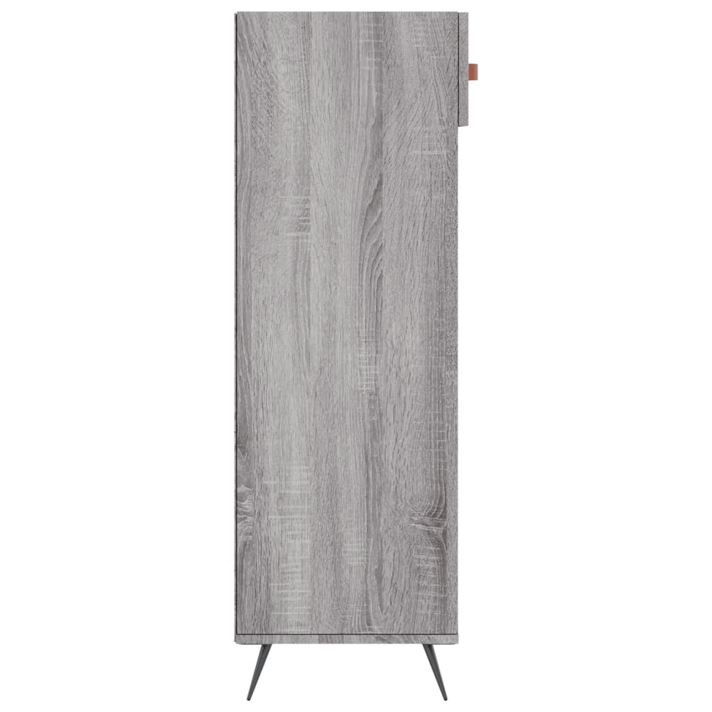 vidaXL Armoire à chaussures sonoma gris 60x35x105 cm bois d'ingénierie