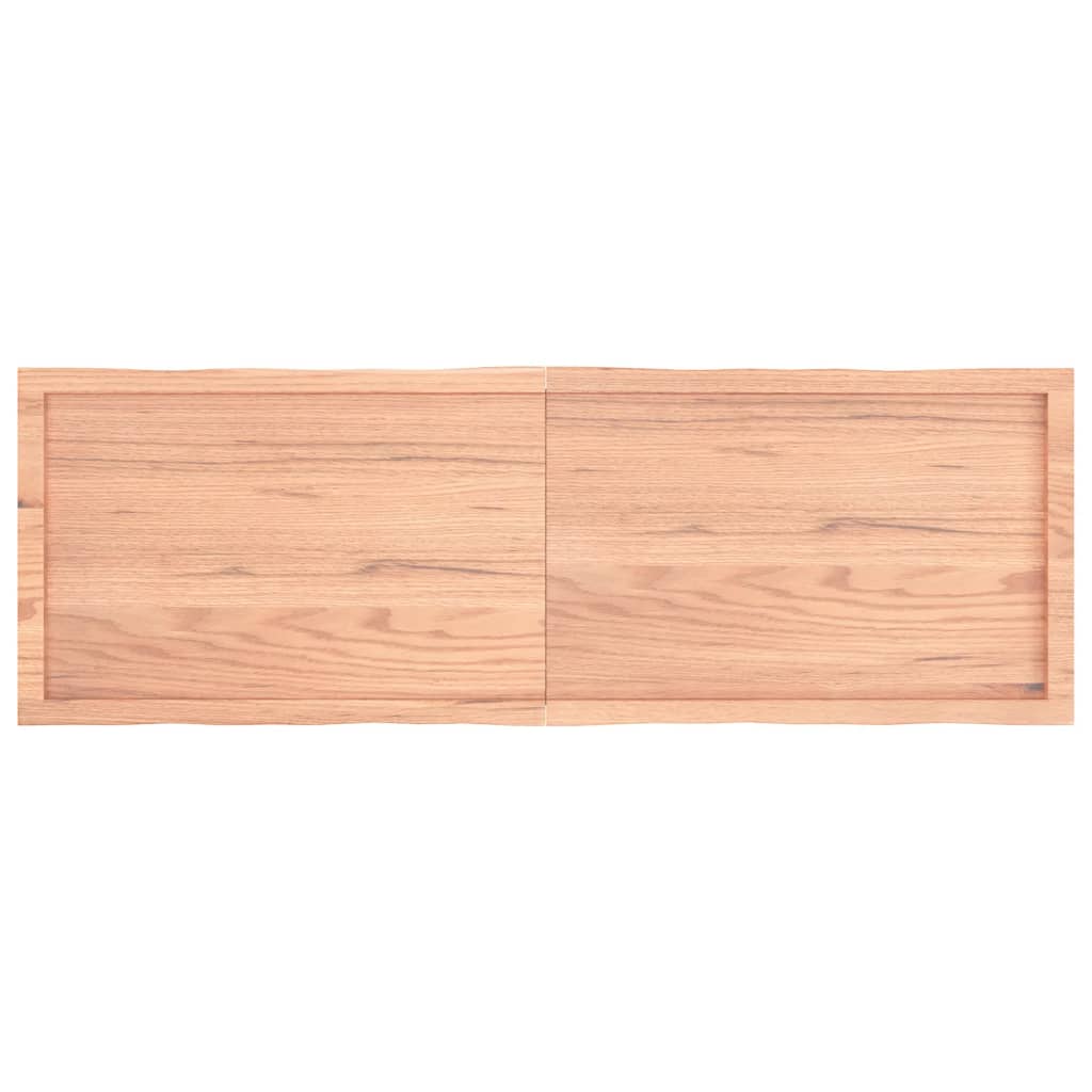 vidaXL Dessus de table bois massif traité bordure assortie