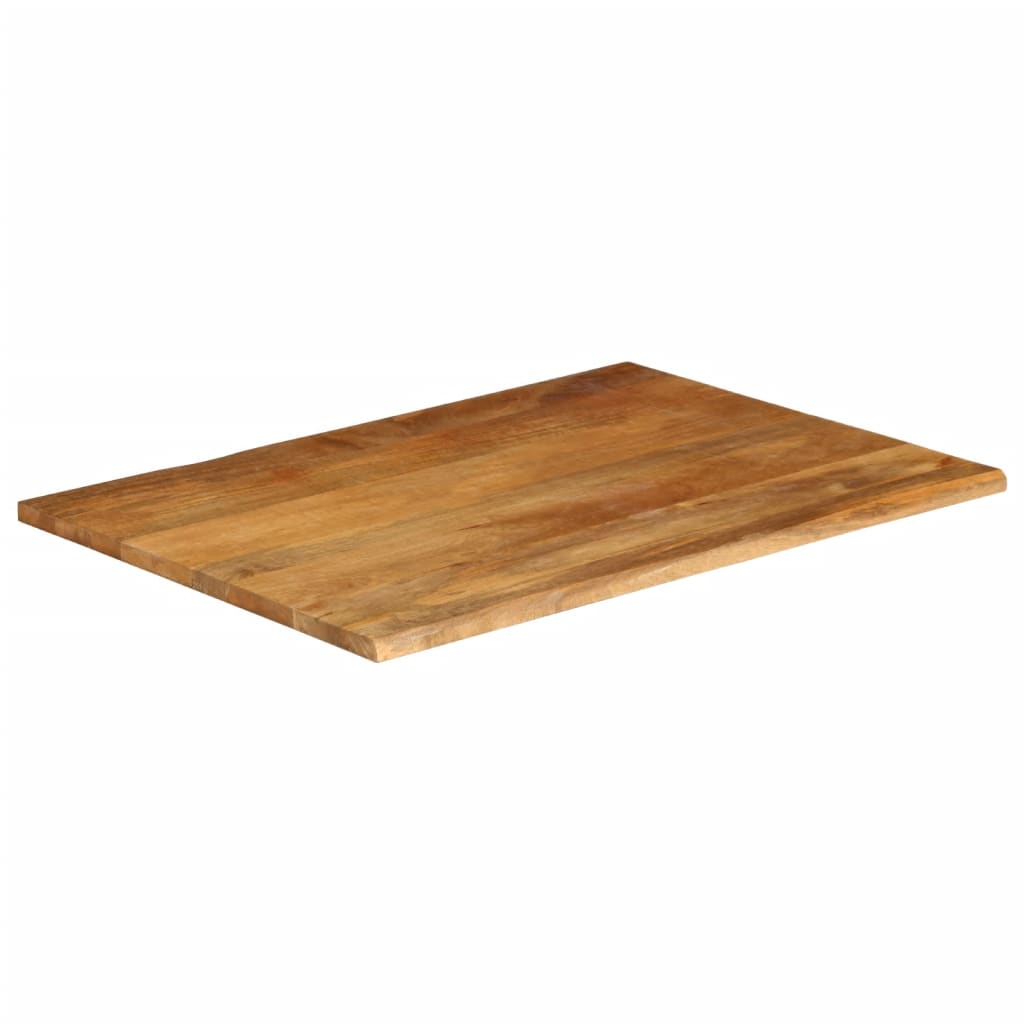 vidaXL Dessus de table à bord vivant 90x80x3,8 cm bois massif manguier