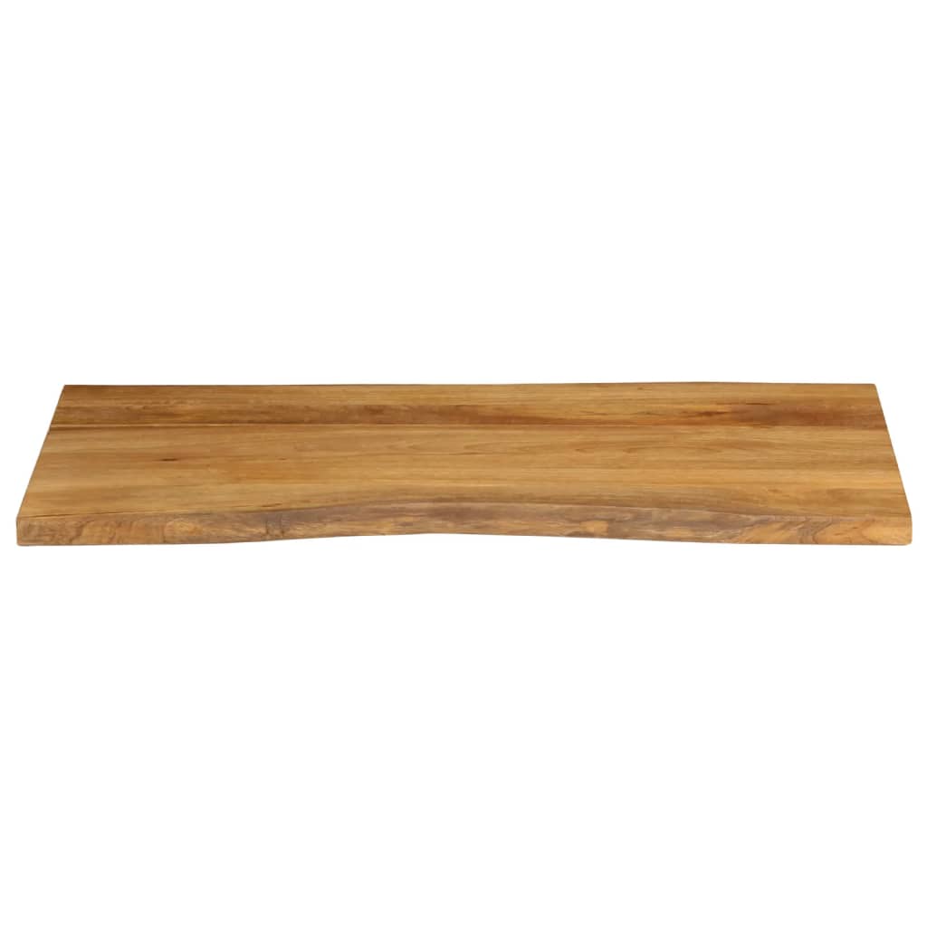 vidaXL Dessus de table 120x60x3,8 cm bord vivant bois massif manguier