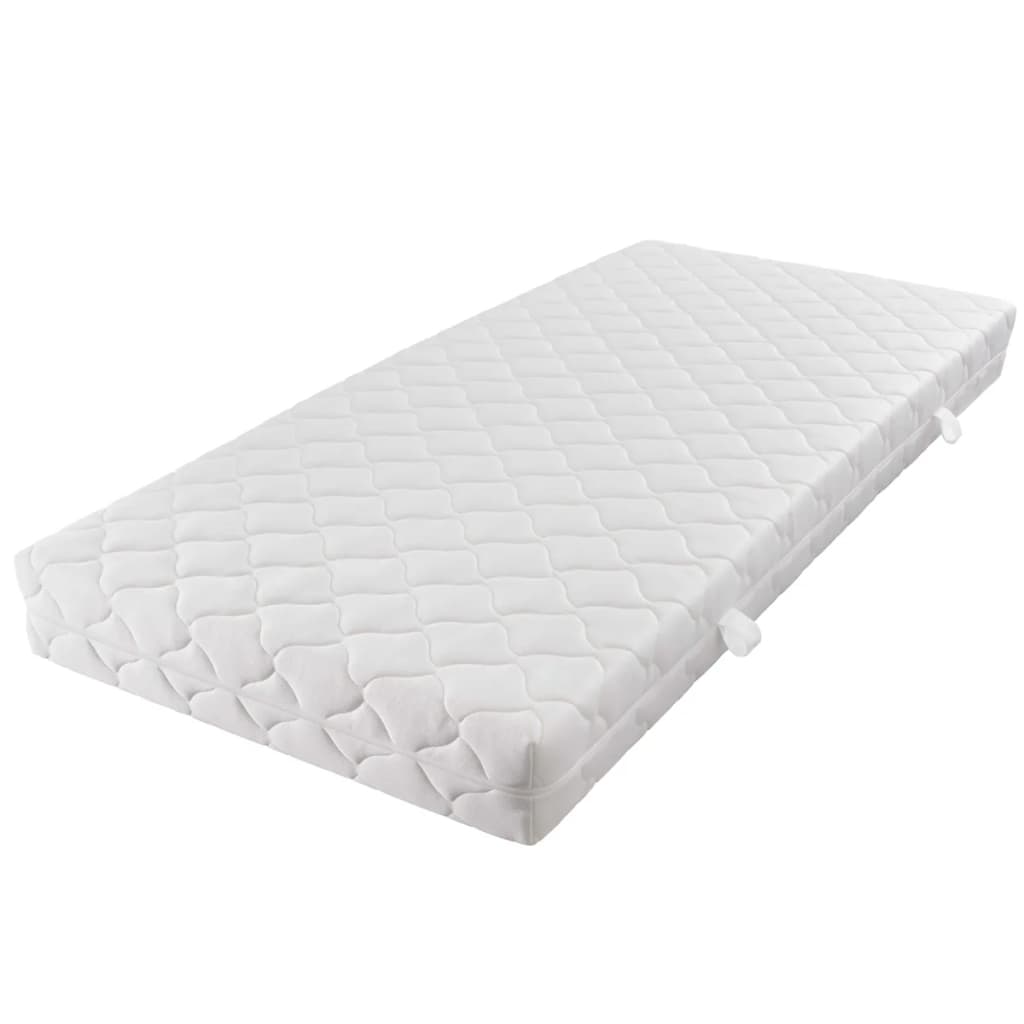 vidaXL Matelas avec housse lavable 200x80x17 cm