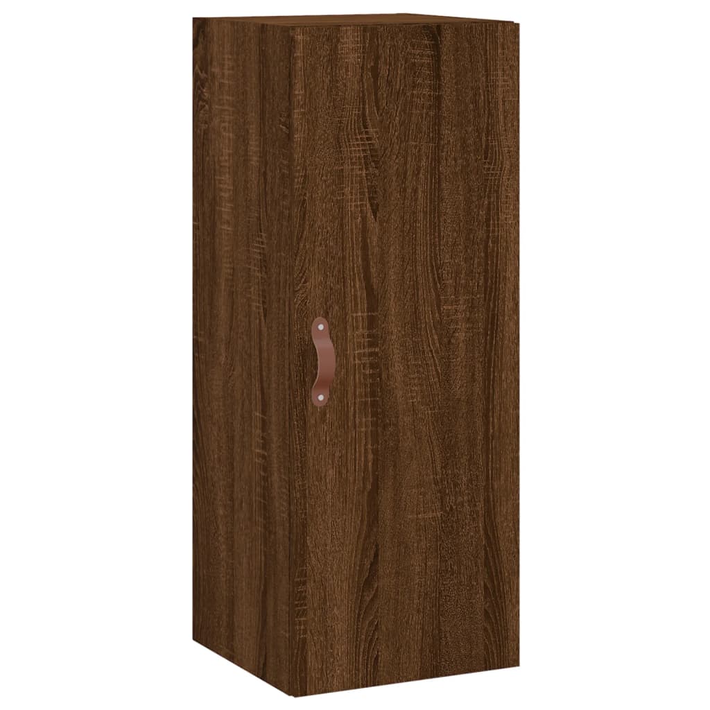 vidaXL Armoire murale chêne marron 34,5x34x90 cm