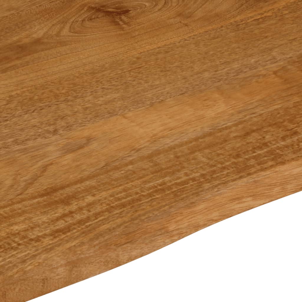 vidaXL Dessus de table à bord vivant 90x80x3,8 cm bois massif manguier