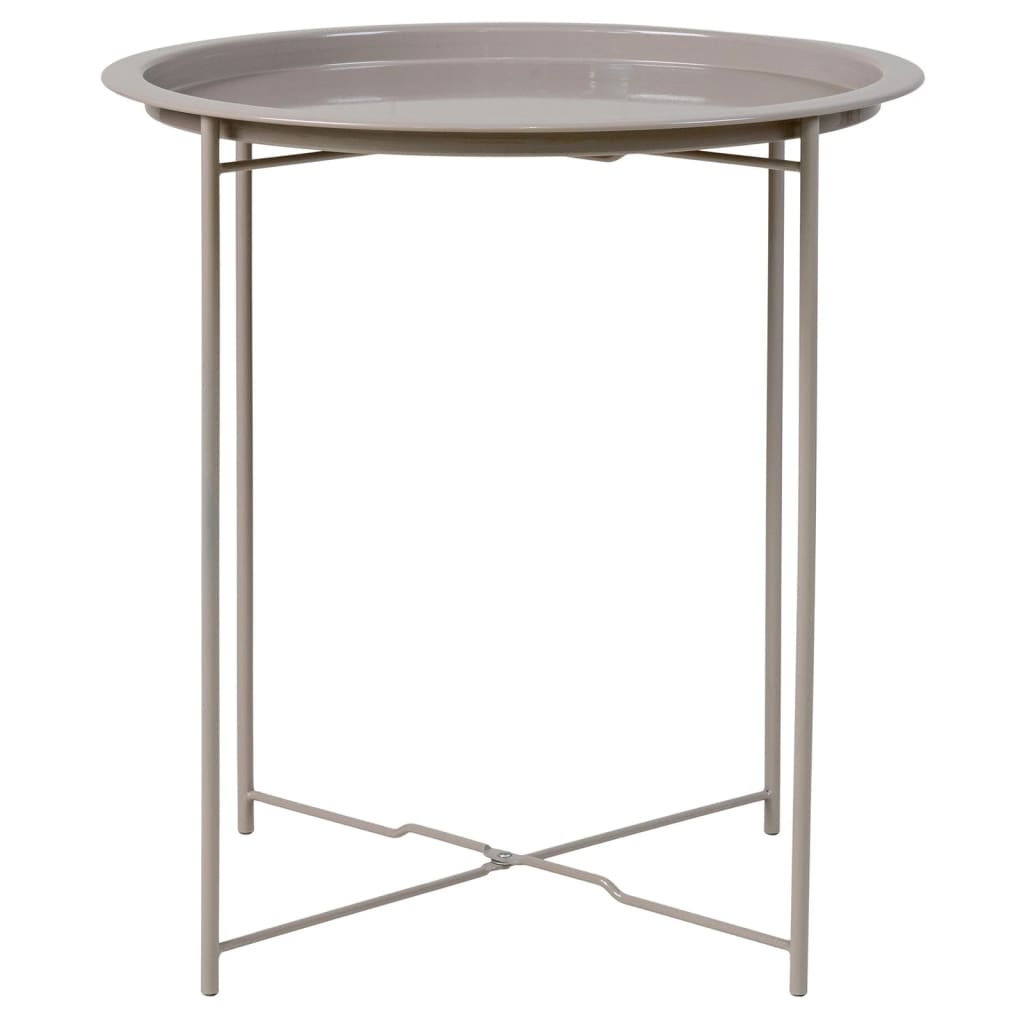 House Nordic Table d'appoint Anne 47 cm Rond Gris beige