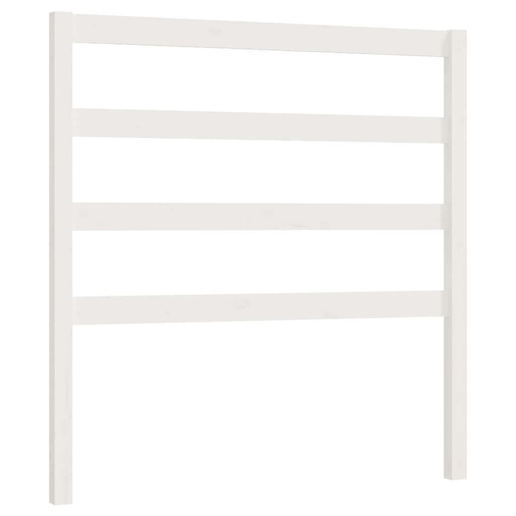 vidaXL Tête de lit Blanc 96x4x100 cm Bois massif de pin