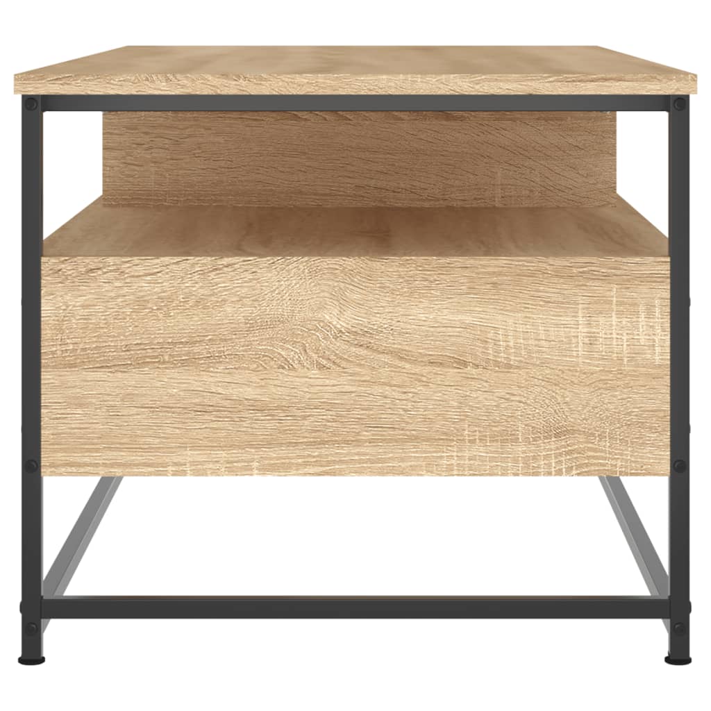 vidaXL Table basse chêne sonoma 100x51x45 cm bois d'ingénierie