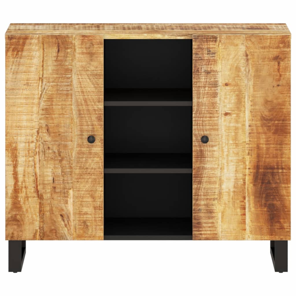 vidaXL Buffet avec 2 portes 90x33x75 cm bois massif de manguier