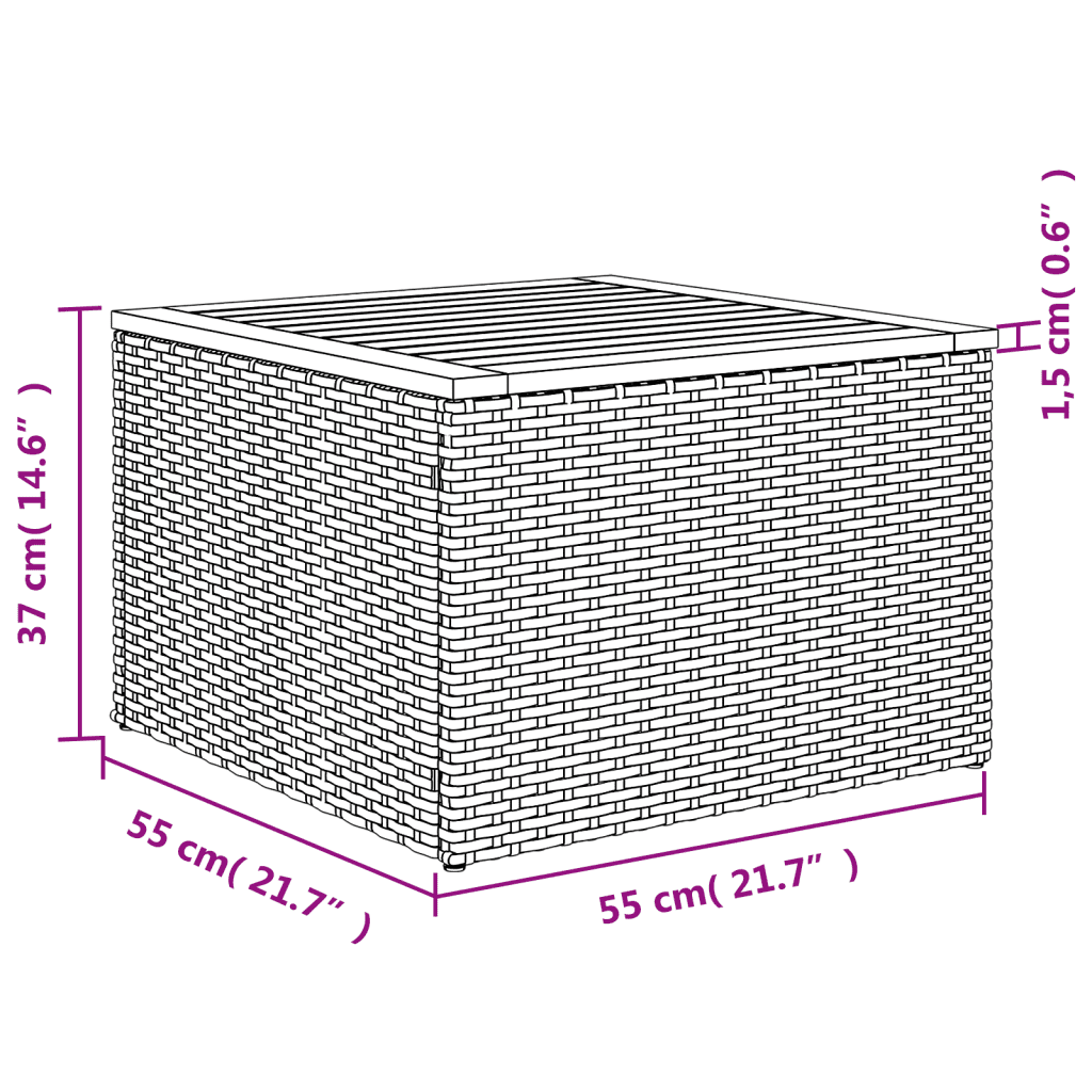 vidaXL Salon de jardin avec coussins 12 pcs gris résine tressée