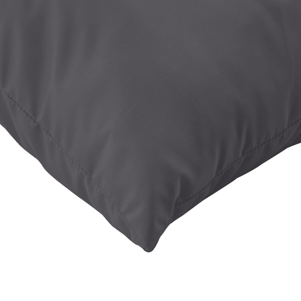 vidaXL Coussins de palette lot de 2 anthracite tissu