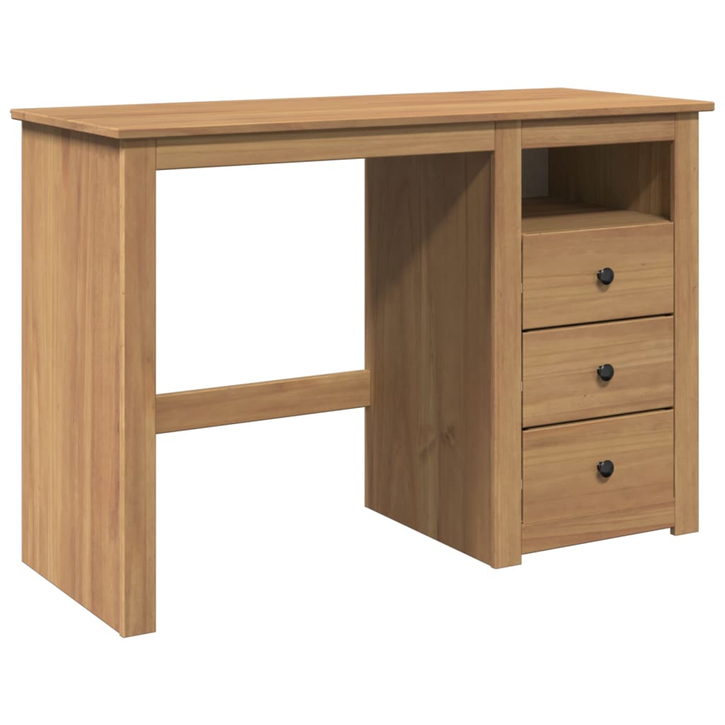 vidaXL Bureau Panama 112x45x75 cm bois massif de pin