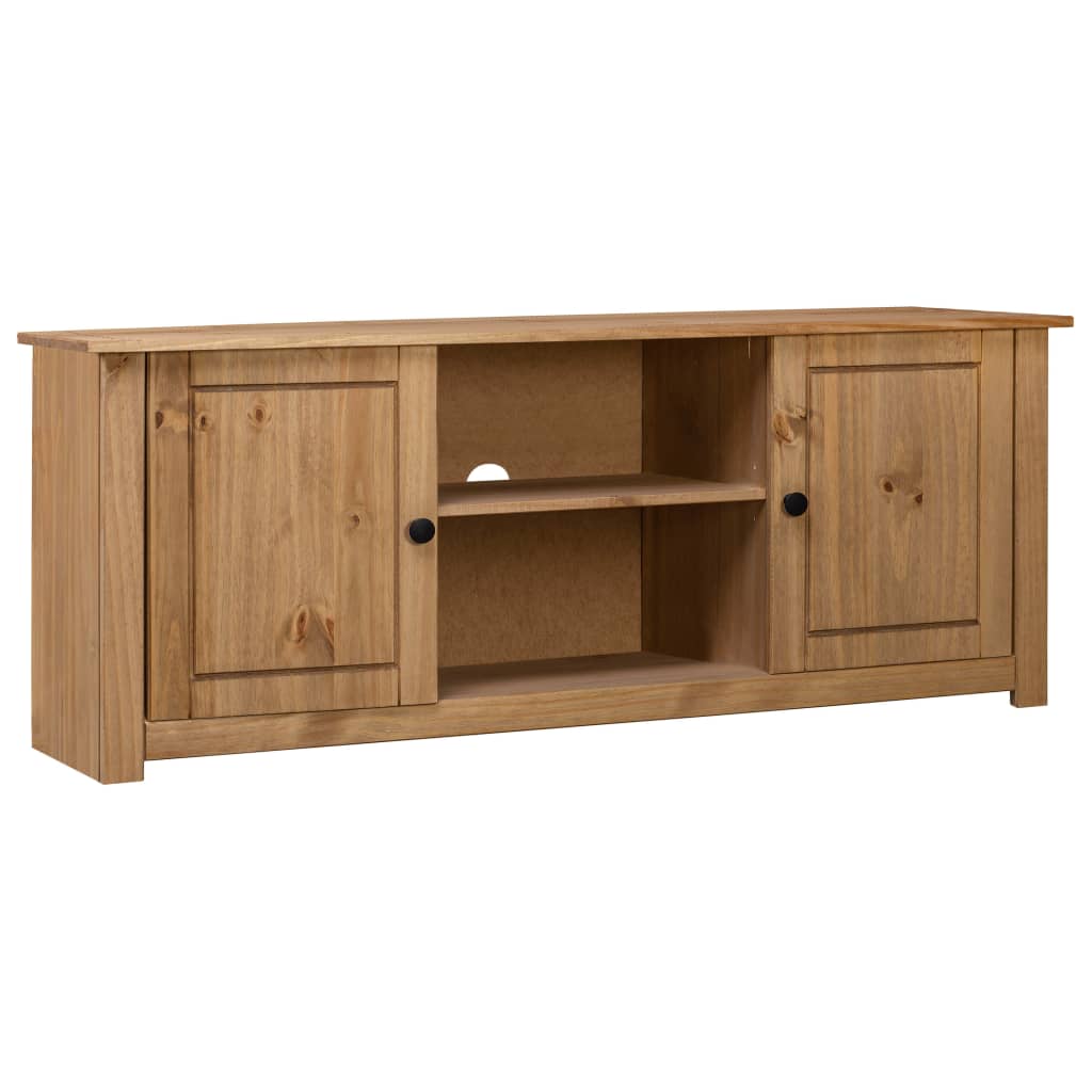 vidaXL Meuble TV 120x40x50 cm Bois de pin massif Gamme Panama