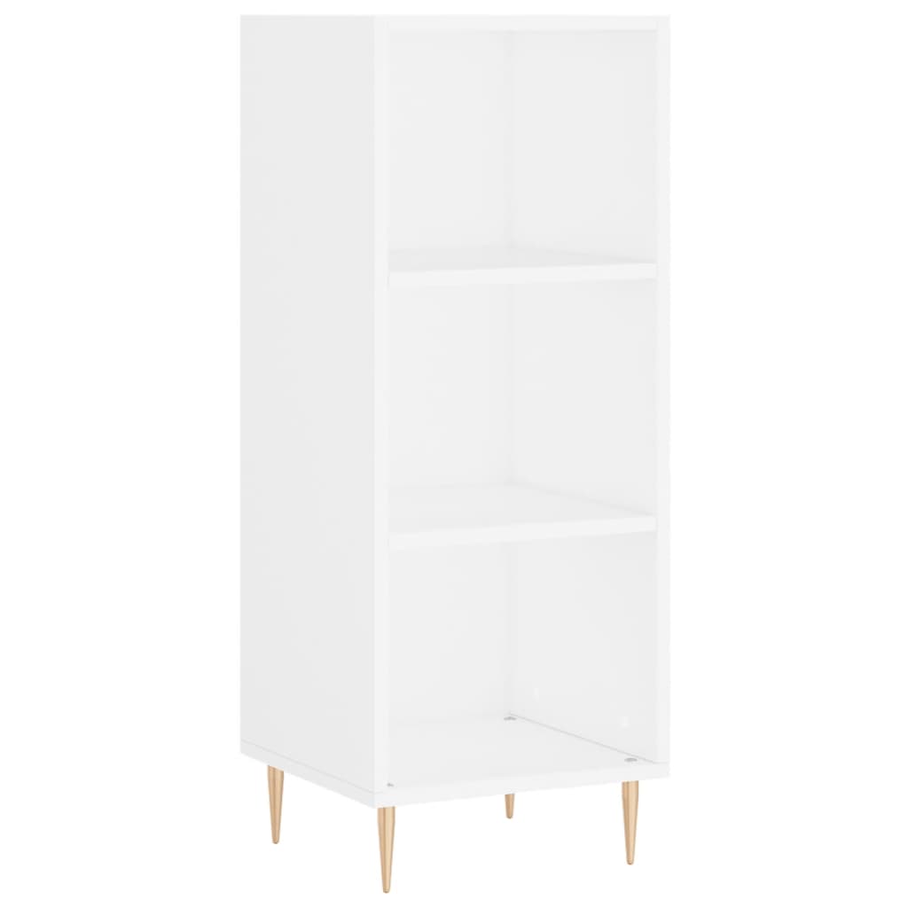 vidaXL Buffet haut Blanc 34,5x32,5x180 cm Bois d'ingénierie