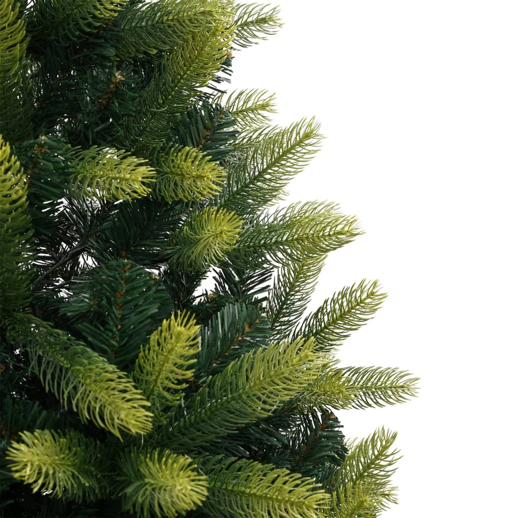 vidaXL Sapin de Noël artificiel à charnières avec support 210 cm