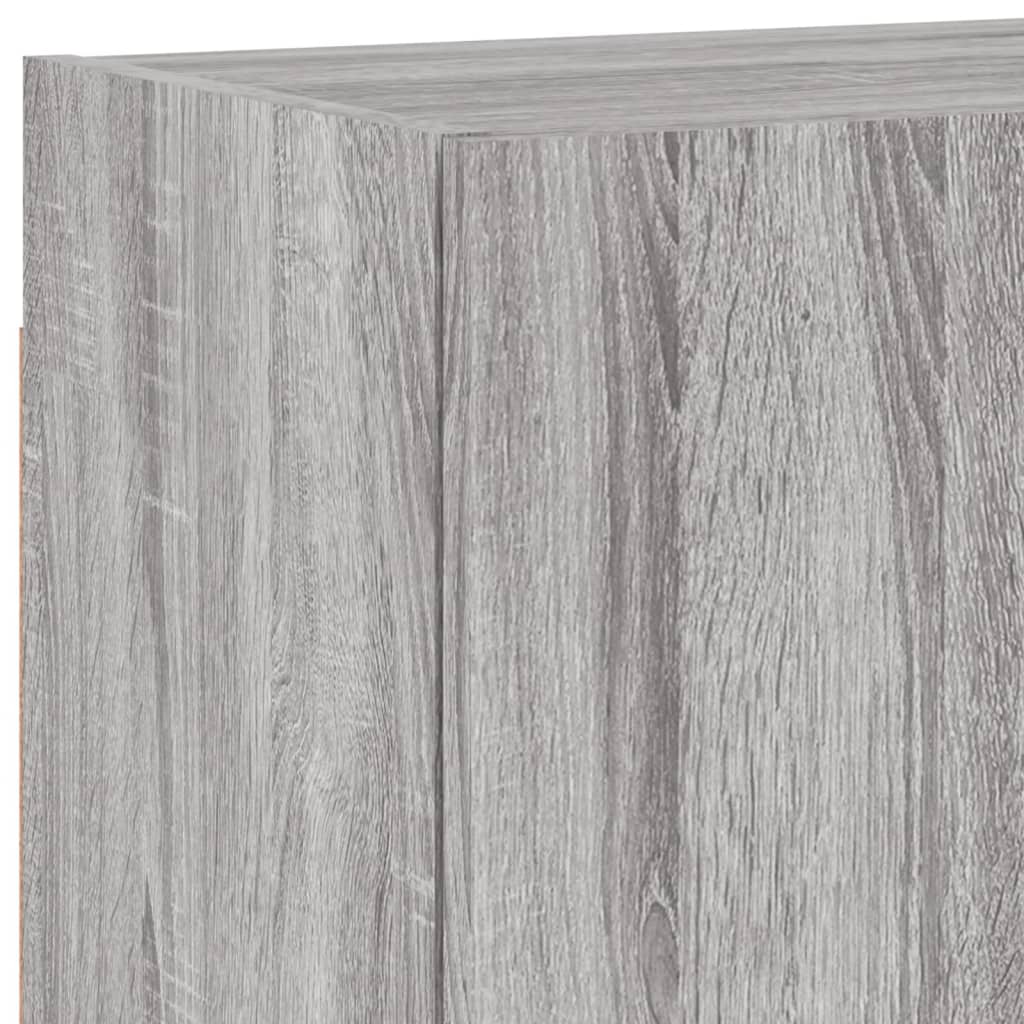 vidaXL Unités murales TV 5 pcs sonoma gris bois d'ingénierie