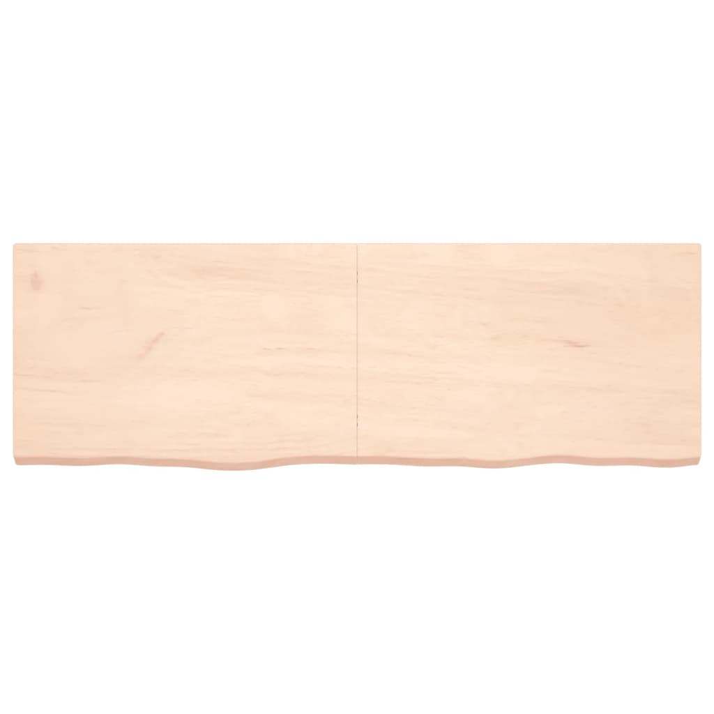 vidaXL Dessus de table 180x60x(2-6) cm bois de chêne massif non traité