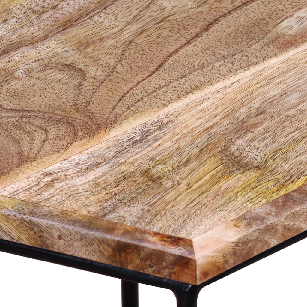 vidaXL Table basse Bois de manguier massif 56x48x40 cm