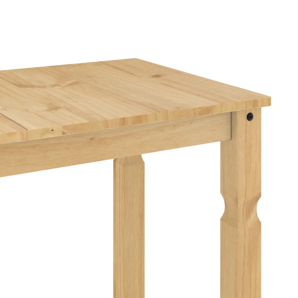 vidaXL Table à manger Corona 112x60x75 cm bois massif de pin