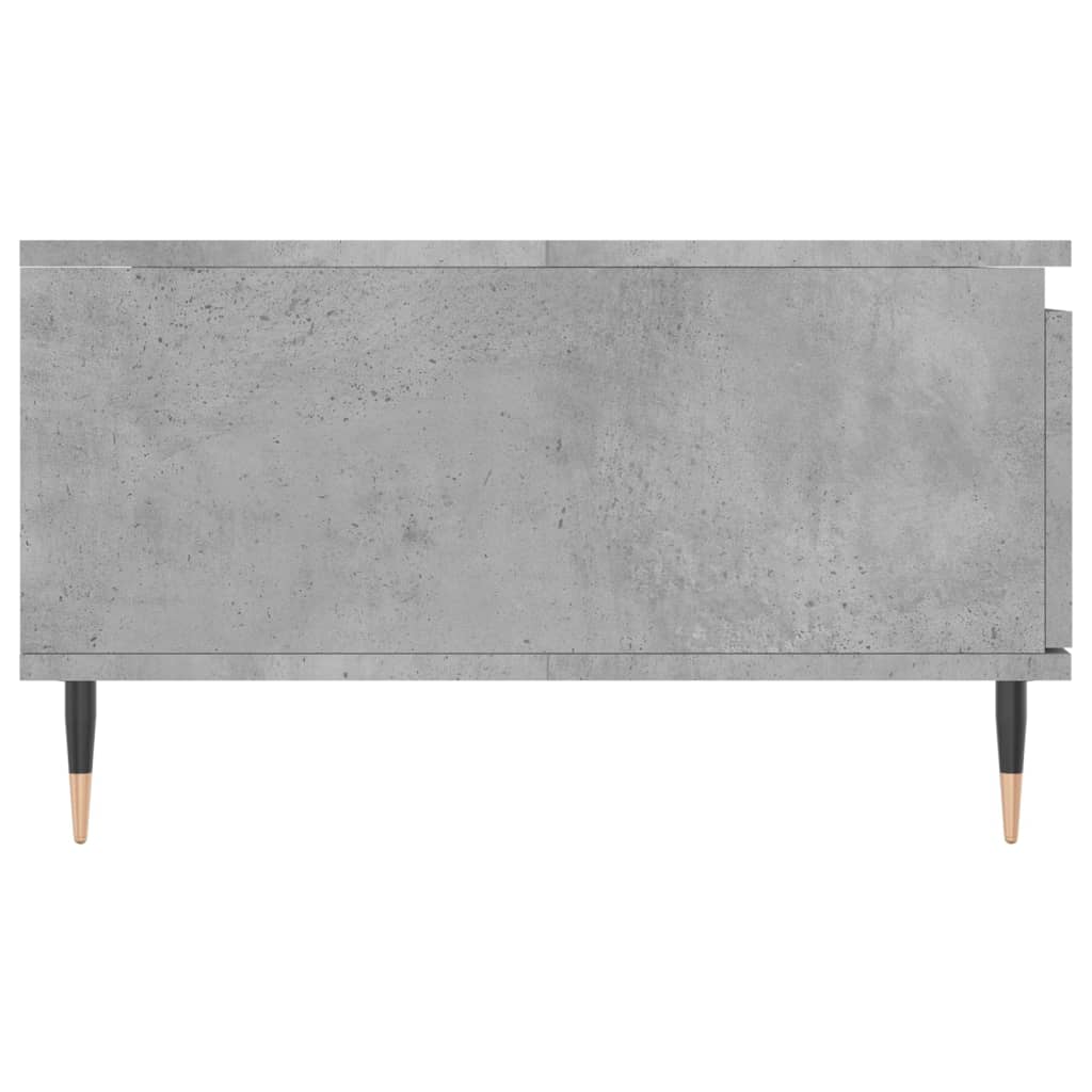 vidaXL Table basse gris béton 90x60x35 cm bois d'ingénierie