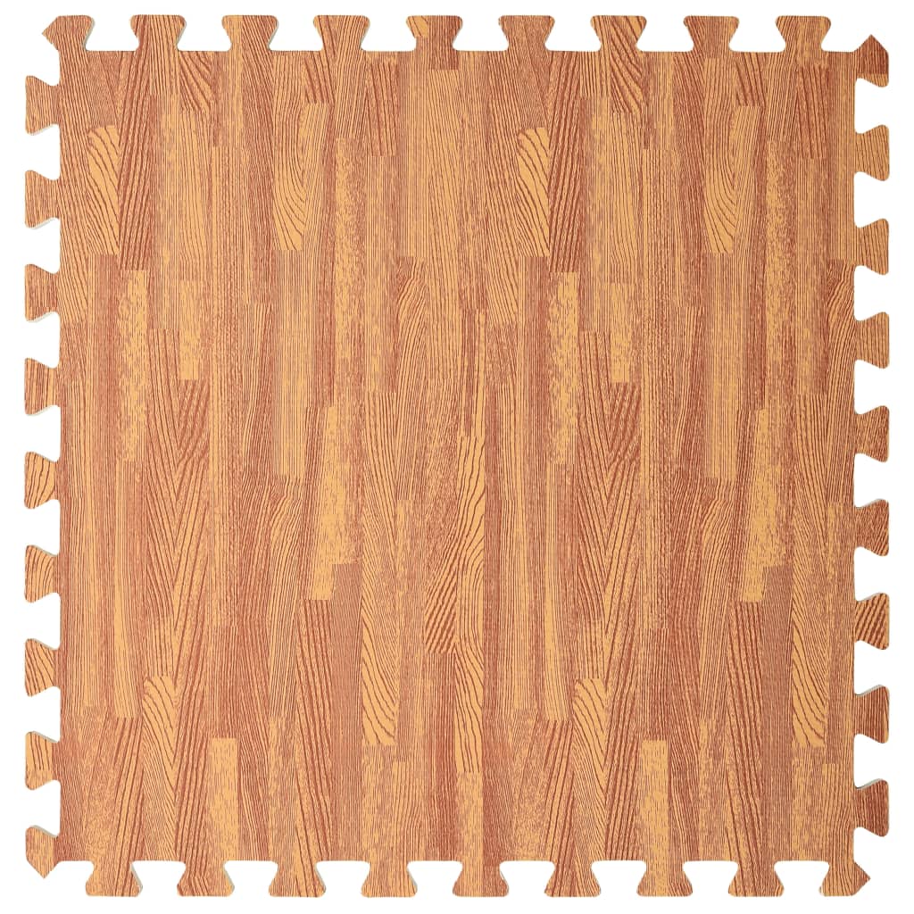 vidaXL Tapis de sol 6 pcs Grain de bois 2,16㎡ Mousse EVA