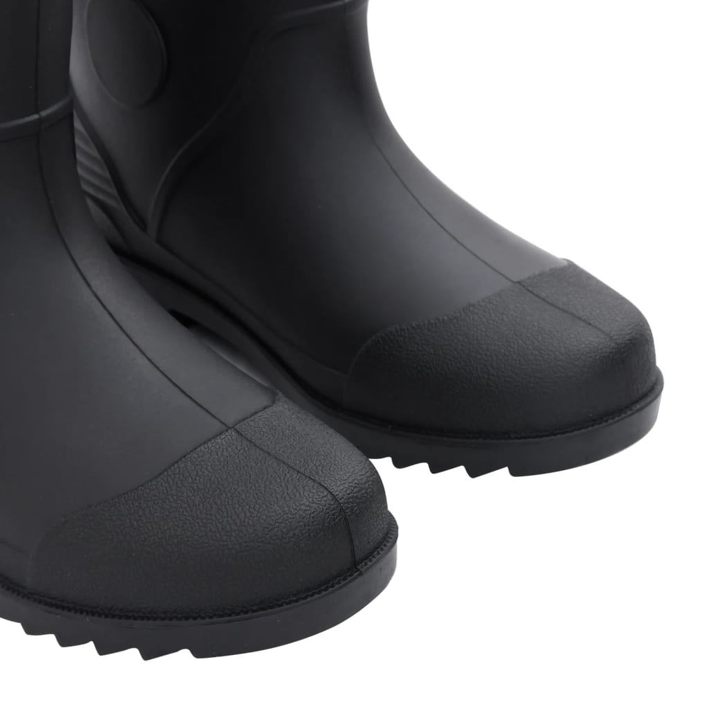 vidaXL Bottes de pluie noir taille 43 PVC