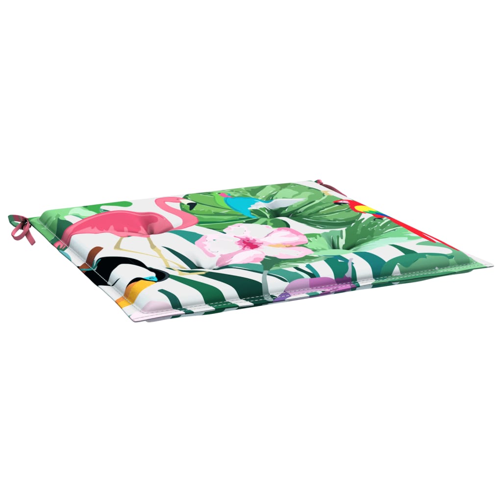 vidaXL Coussins de chaise de jardin lot de 6 multicolore 40x40x3 cm