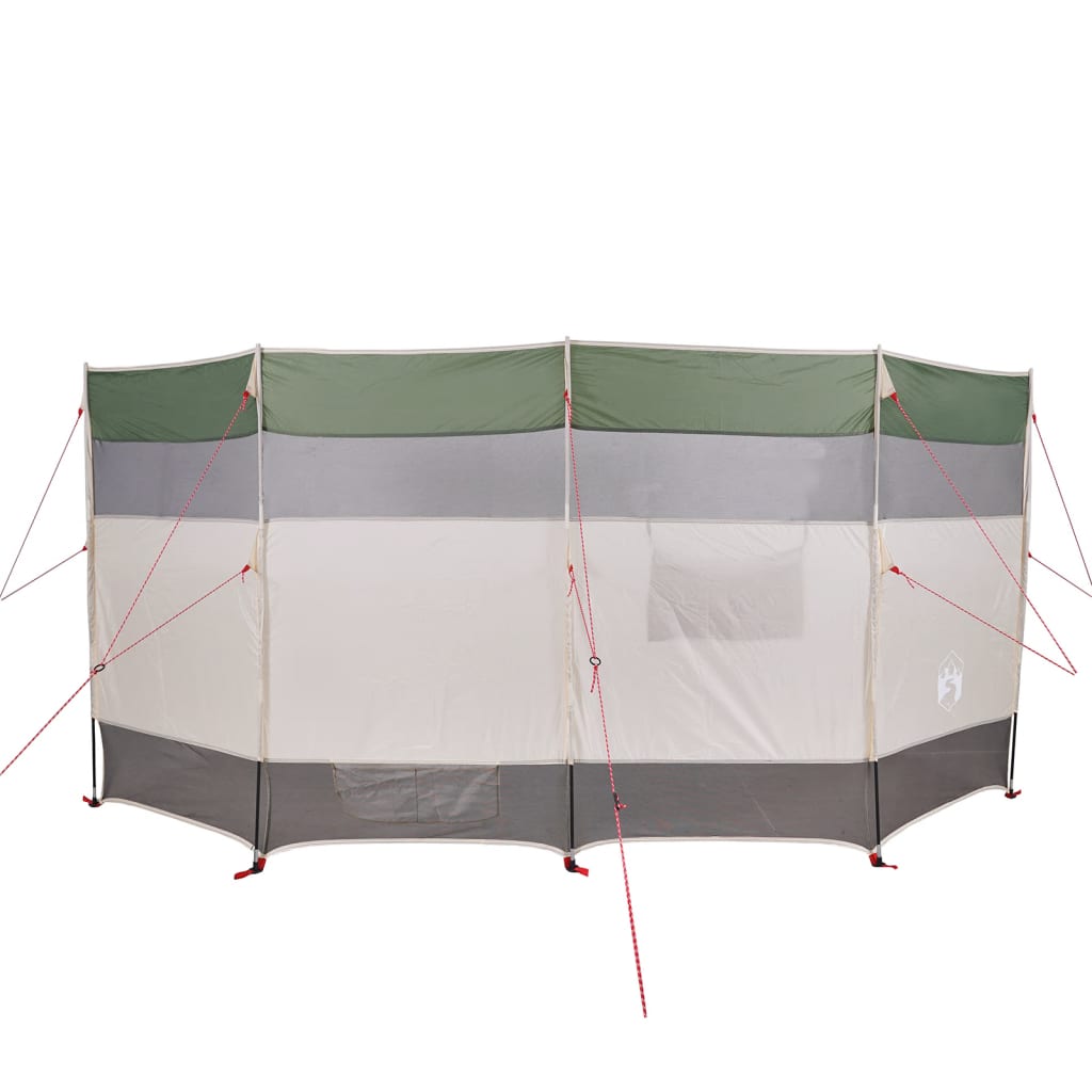 vidaXL Brise-vent de camping vert 366x152x152 cm imperméable