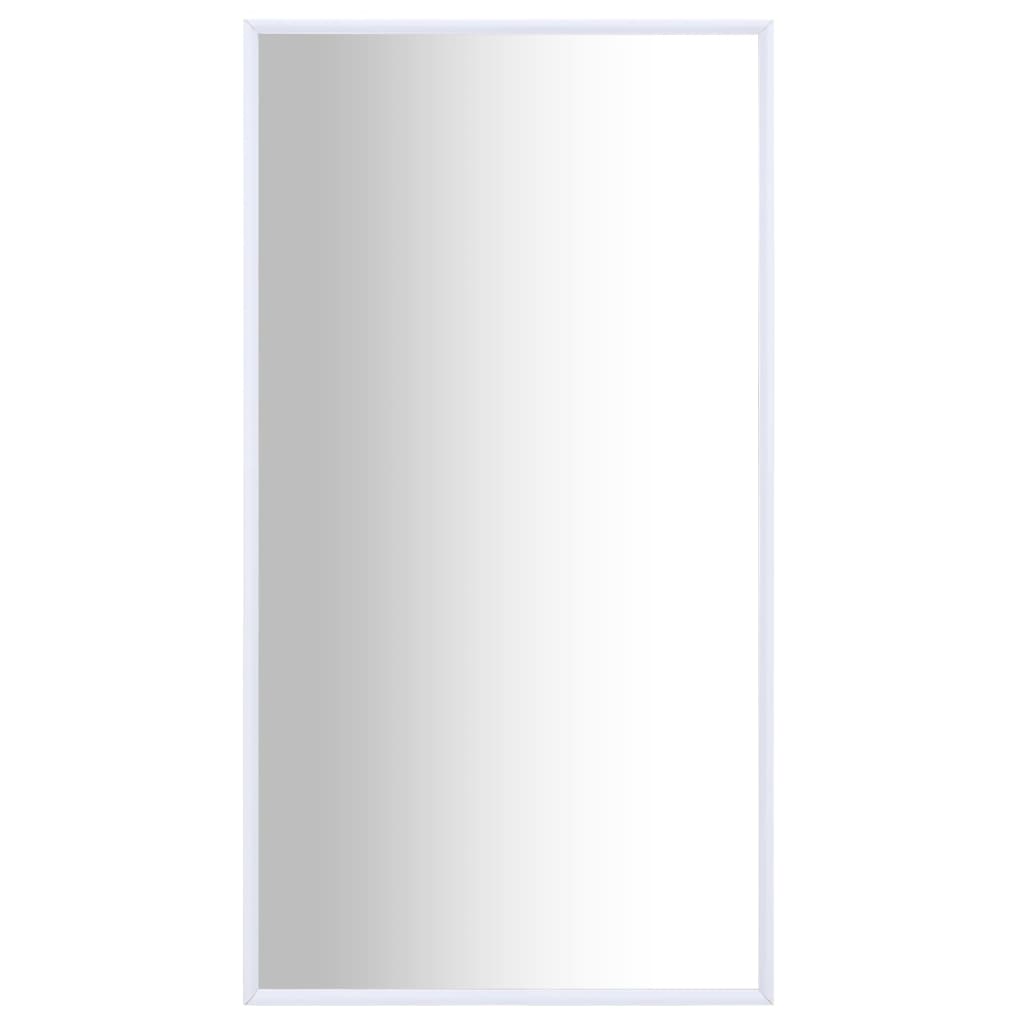 vidaXL Miroir Blanc 100x60 cm