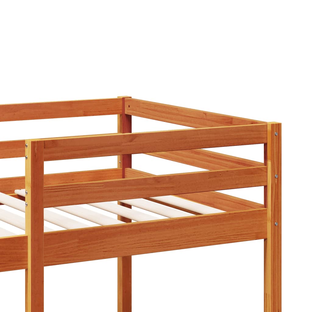 vidaXL Cadre de lit superposé sans matelas 75x190cm bois de pin massif