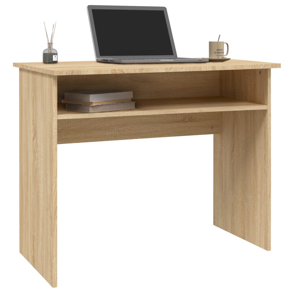 vidaXL Bureau Chêne sonoma 90x50x74 cm Bois d'ingénierie