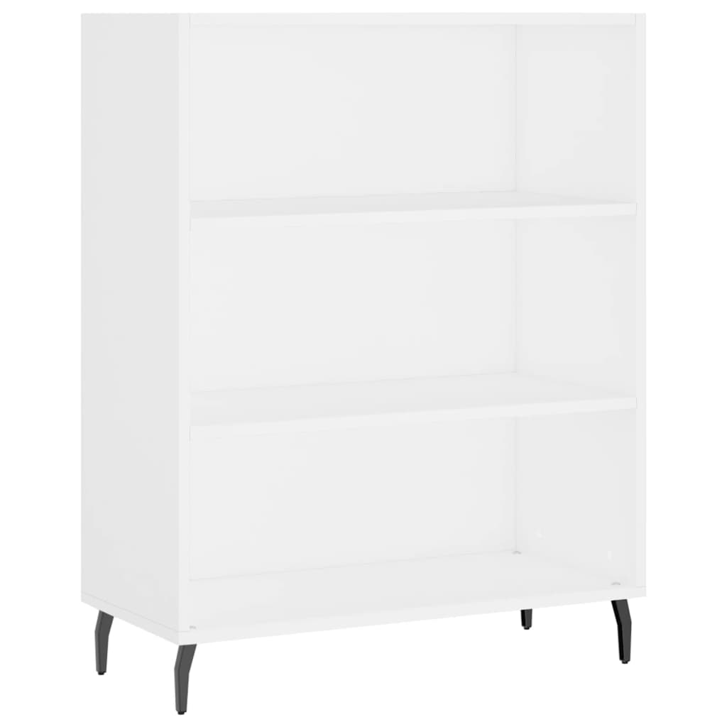 vidaXL Buffet blanc 69,5x32,5x180 cm bois d'ingénierie