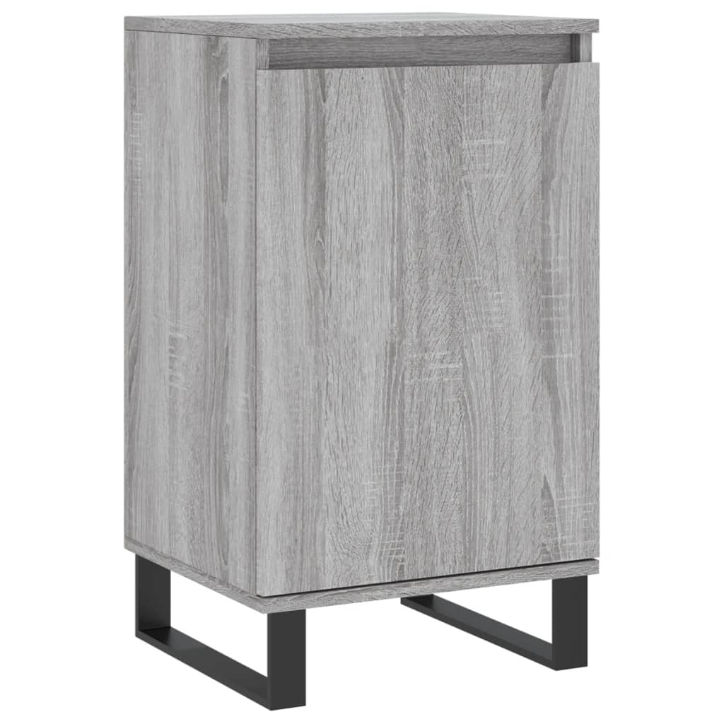 vidaXL Buffets 2 pcs sonoma gris 40x35x70 cm bois d'ingénierie