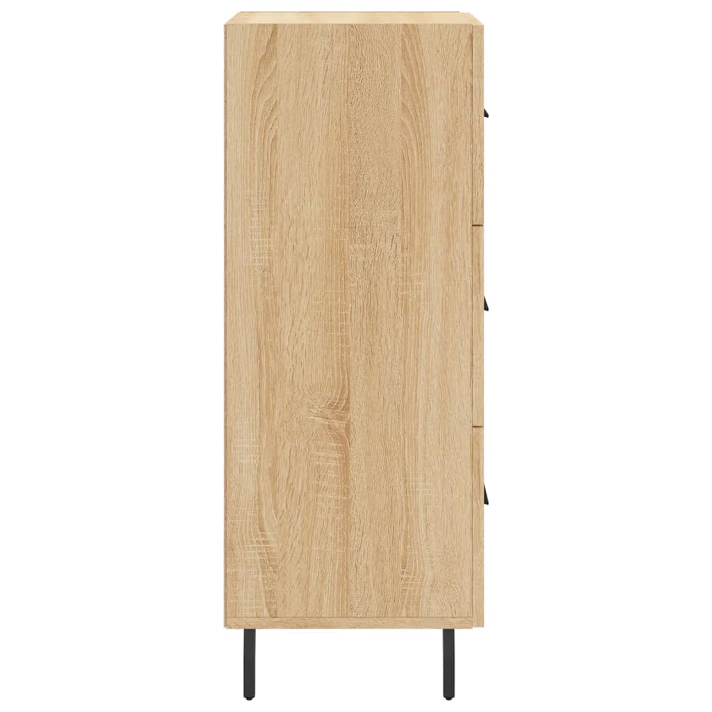 vidaXL Buffet Chêne sonoma 34,5x34x90 cm Bois d'ingénierie