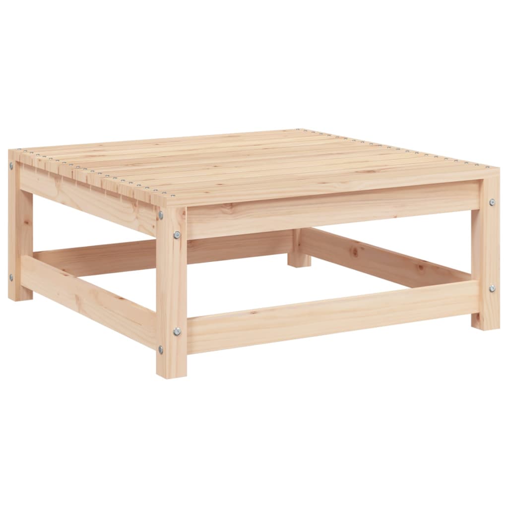 vidaXL Repose-pied de jardin 70x70x30 cm bois de pin massif