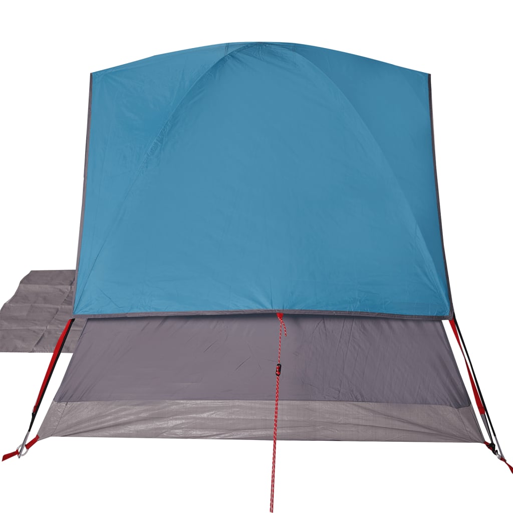 vidaXL Tente de camping à dôme 3 personnes bleu imperméable