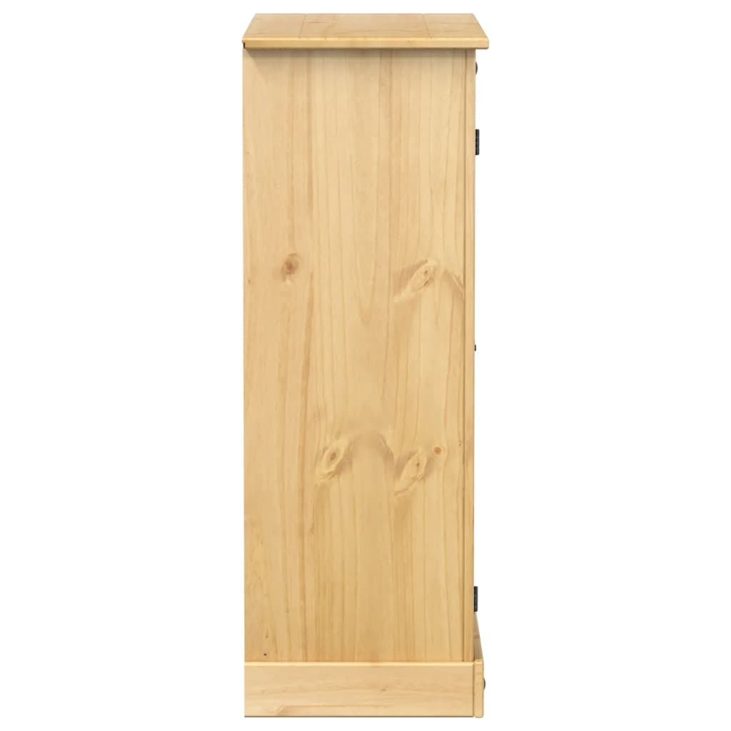 vidaXL Armoire à chaussures Corona 86x38,5x108 cm bois de pin massif