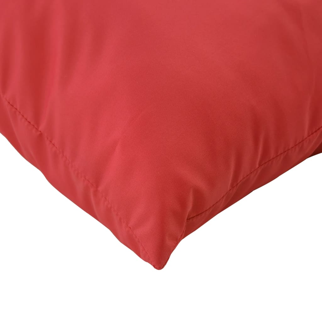 vidaXL Coussins de palette lot de 3 rouge tissu