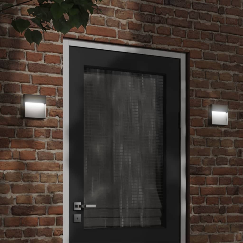 vidaXL Applique murale LED d'extérieur aluminium moulé sous pression