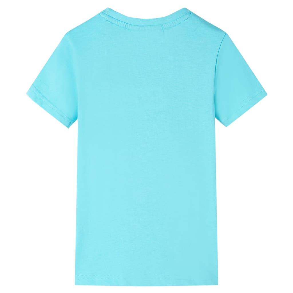 T-shirt pour enfants aqua 128