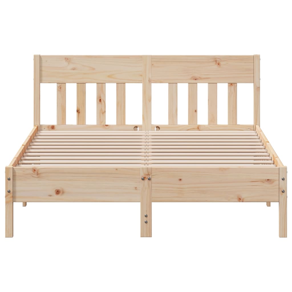 vidaXL Cadre de lit sans matelas 120x190 cm bois de pin massif